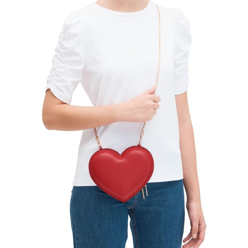 Kate Spade Authentic 3D Heart Bag w/ Chain Strap